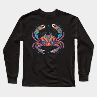 Cancer: Tough Shell, Tender Heart Long Sleeve T-Shirt